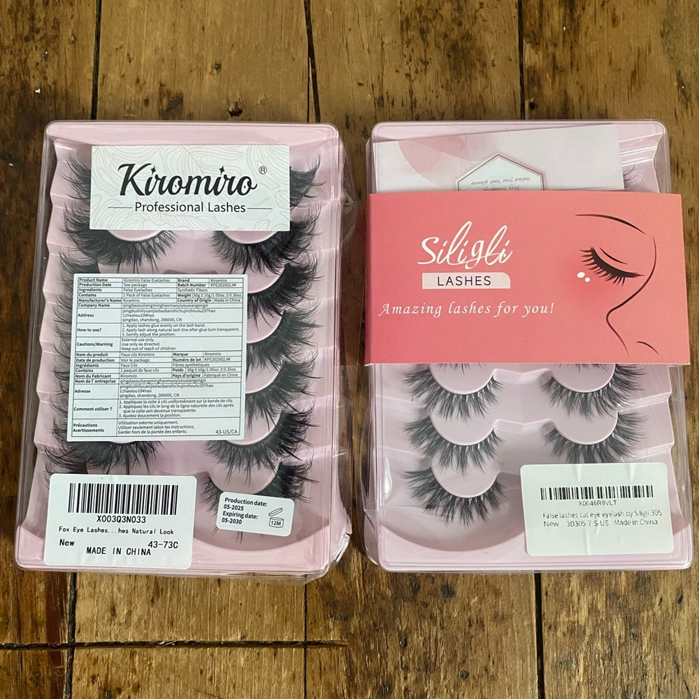 Kiromiro and Siligli False Eyelash Set